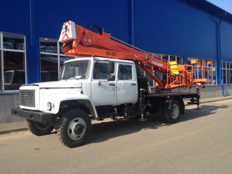 Автовышка (АГП) ВС-22Т на базе Газ 33086 (4х4)