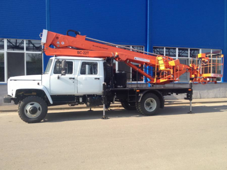 Автовышка (АГП) ВС-22Т на базе Газ 33086 (4х4)