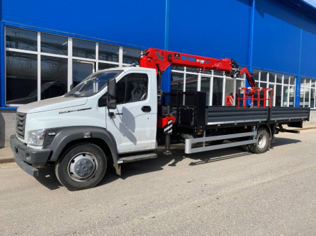 ГАЗ-С41RB3 NEXT с краном-манипулятором SKYWAY 512