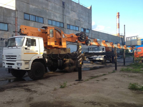 Автовышка (АГП) Камаз 43118 телескопический (45 метров)