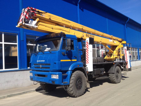 Автовышка (АГП) Камаз 43502 коленчатый (22 метра)