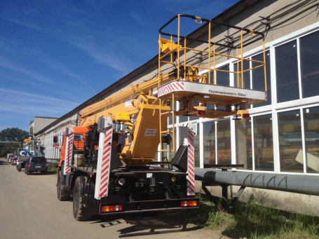 Автовышка (АГП) Камаз 43502 коленчатый (22 метра)