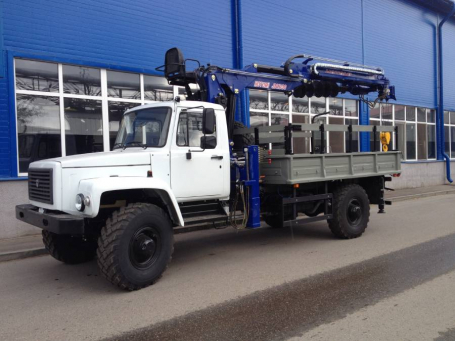 Бурильно-крановая машина HOTOMI на ГАЗ-33088 Садко