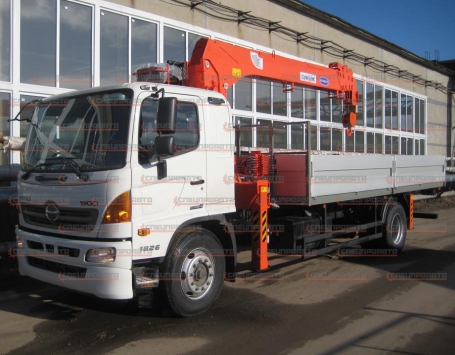 Hino 500 1826 с краном-манипулятором КМУ kanglim 1256