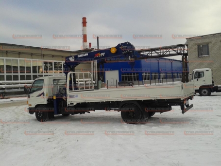 Hyundai HD 78 c краном-манипулятором (КМУ) daehan 350