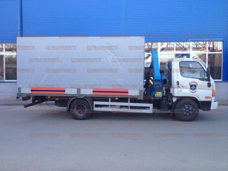 Hyundai HD 78 c краном-манипулятором (КМУ) Инман 77