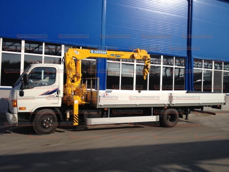 Hyundai HD 78 c краном-манипулятором (КМУ) soosan 334