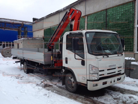 Isuzu 75 c краном-манипулятором (КМУ) HC 90