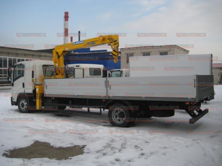 Isuzu 90 c краном-манипулятором (КМУ) Soosan 513