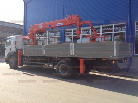 Isuzu forvard 34 c краном-манипулятором (КМУ) kanglim 1256