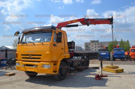 Камаз 65116 с краном манипулятором (КМУ) HC 120
