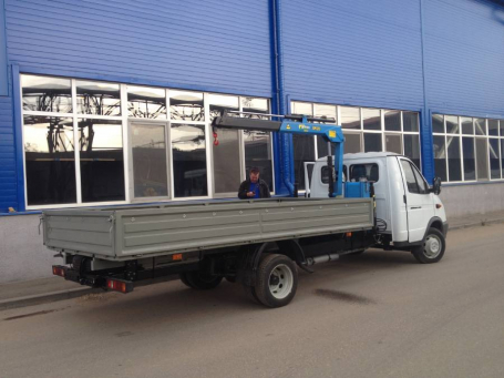 Газ 3302 Газель с краном-манипулятором КМУ Инман 20