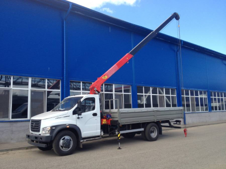 Газон C41R13 Некст с краном-манипулятором КМУ SKYWAY 308