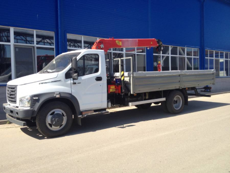 Газон C41R13 Некст с краном-манипулятором КМУ SKYWAY 308