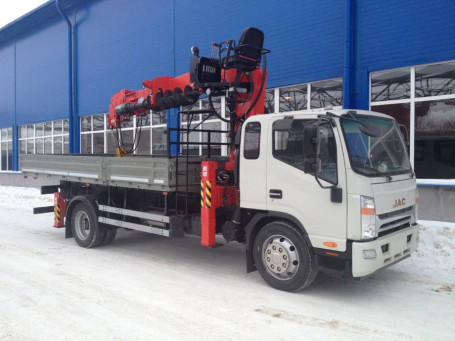 JAC N120 с краном-манипулятором КМУ HOTOMI 1036