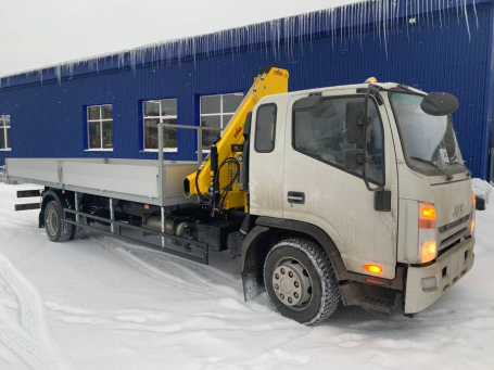 JAC N120 c краном-манипулятором ХИВА НВ 60Е2