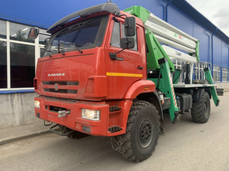 Автовышка (АГП) Камаз-43502 колено-телескопический (30 метров)