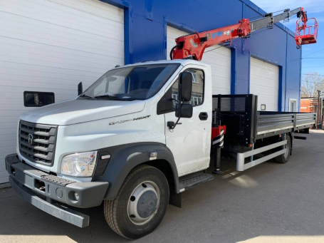 ГАЗ-С41RB3 NEXT с краном-манипулятором SKYWAY 512