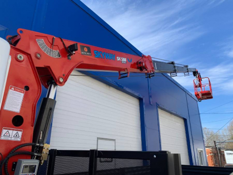 ГАЗ-С41RB3 NEXT с краном-манипулятором SKYWAY 512