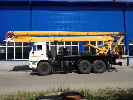 Автовышка (АГП) Камаз 43118 коленчатый (28 метров)