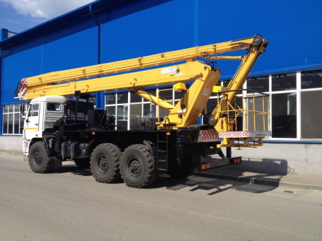 Автовышка (АГП) Камаз 43118 коленчатый (28 метров)