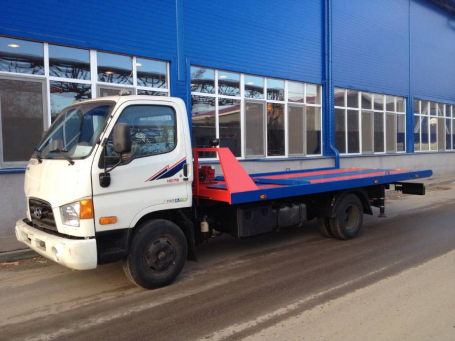 Эвакуатор Hyundai HD 78 со сдвижной платформой