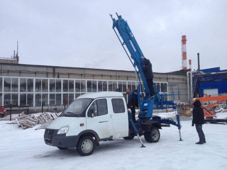 Автовышка (АГП) Газ 3302 газель фермер 12 метров
