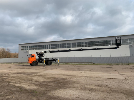 Автовышка (АГП) Камаз 43253 телескопический (35 метров)