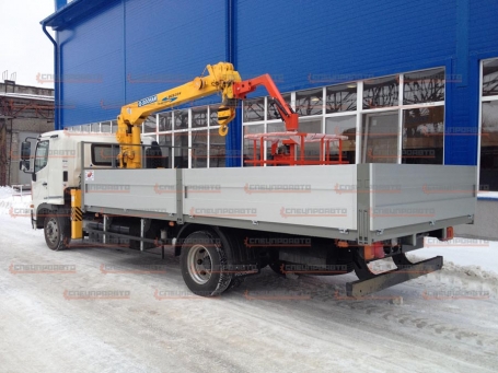 Hino 500 1226 с краном-манипулятором КМУ soosan 334